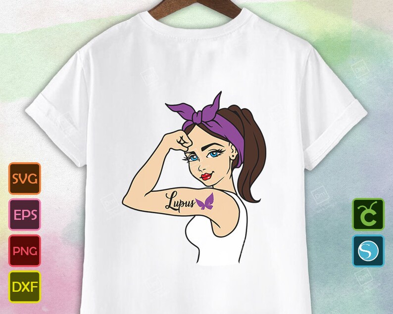 Download Lupus Rosie Svg Rosie The Riveter Png Arm Tattoo With | Etsy
