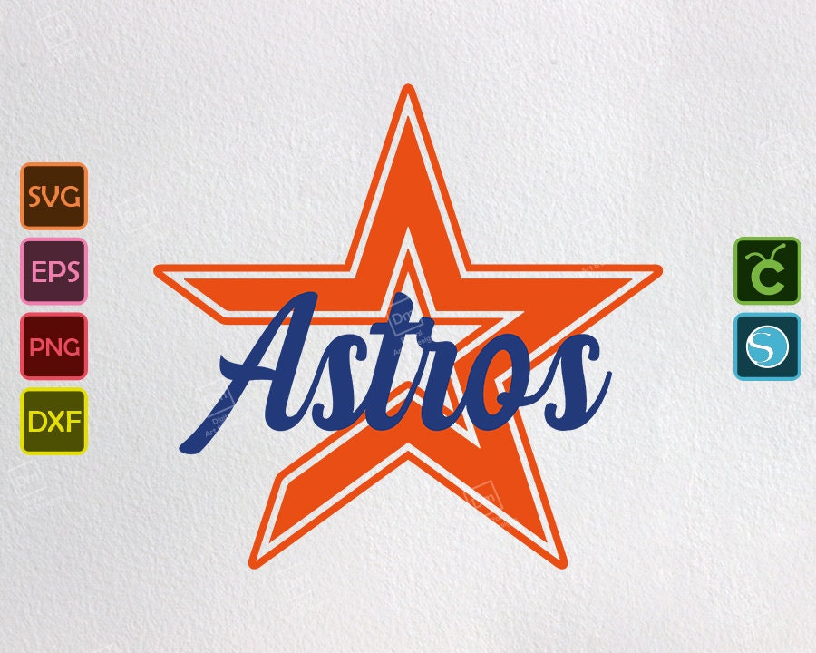 Download Houston Astros Logo Svg Open Star Symbol Png Texas Baseball Etsy