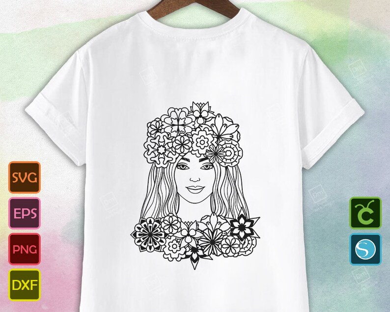 Free Free Mandala Lady Svg 296 SVG PNG EPS DXF File