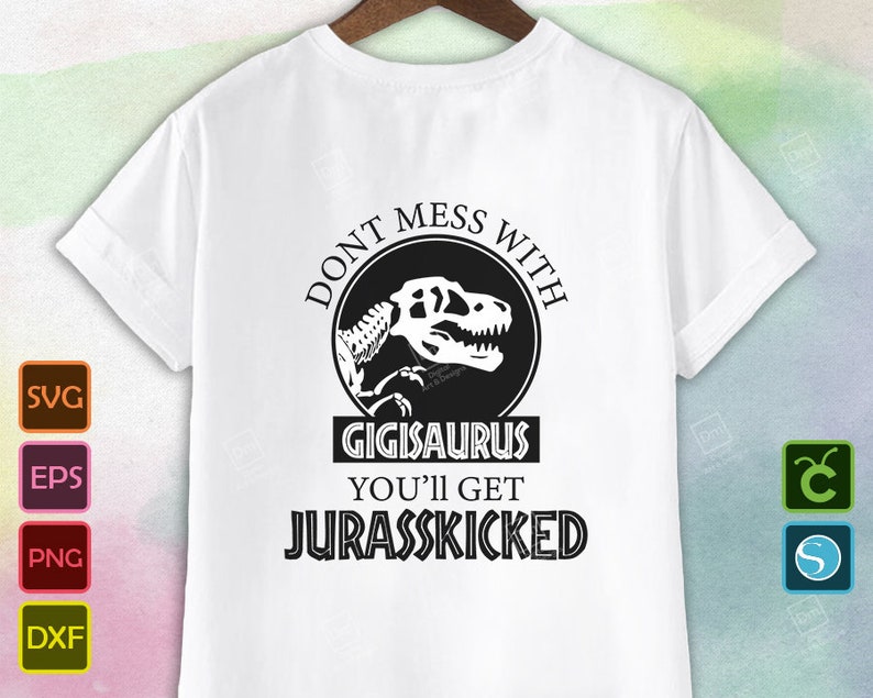 Download Jurasskicked Svg Png Funny mamasaurus Dxf Dinosaur Eps | Etsy