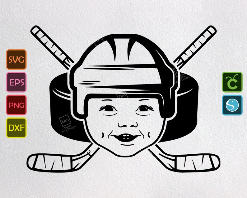 Download Baby Hockey Svg Kids Sport Png Hockey Season design Fan | Etsy