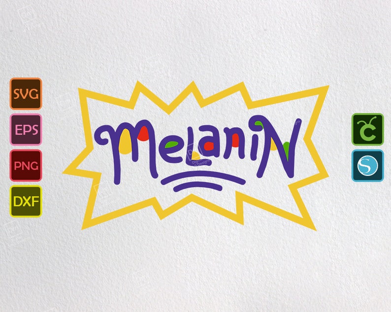 Download Melanin Svg Rugrats Inspired Png African American Girl Boy ...