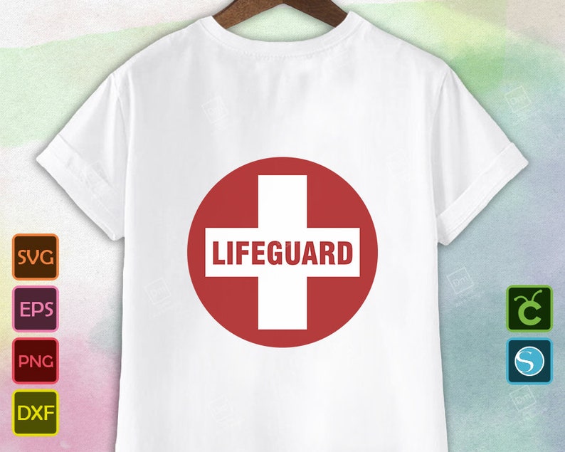 Download Life Guard Svg png medical cross red logo Lifeguard dxf | Etsy