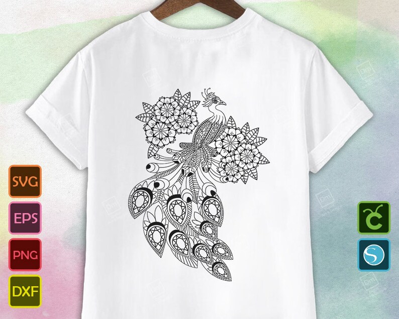 Free Free 282 Layered Peacock Mandala SVG PNG EPS DXF File