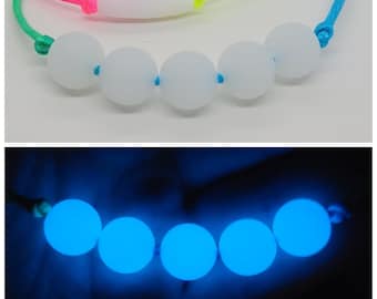 Glow in the Dark Silicone Fidget Necklace