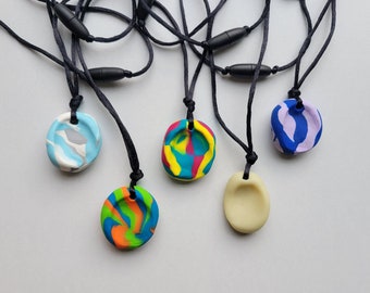 Collar de Piedra de la Preocupación - ¡23 colores! - Finger Fidget