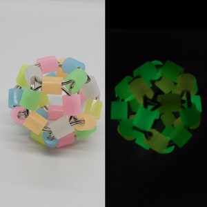 Glow in the Dark Dodecagon Finger Fidget | D12 Shaped Fidget