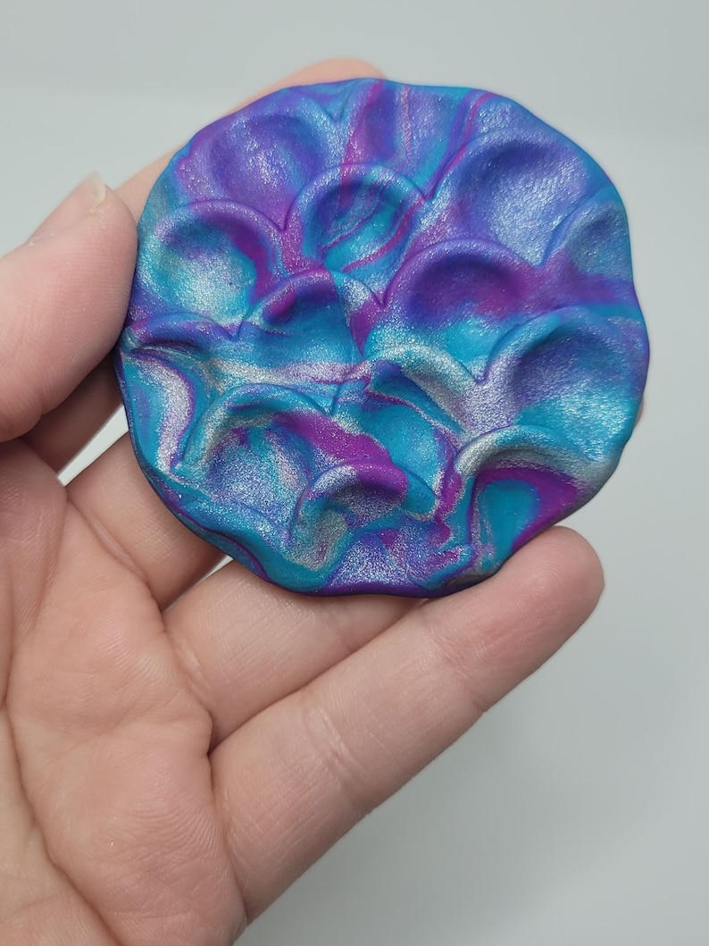 Textured Worry Stone Discs 23 Color Options 3 Styles Scales