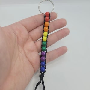 Pride Small Bead Keychain Fidget | 20 Pride Flags!
