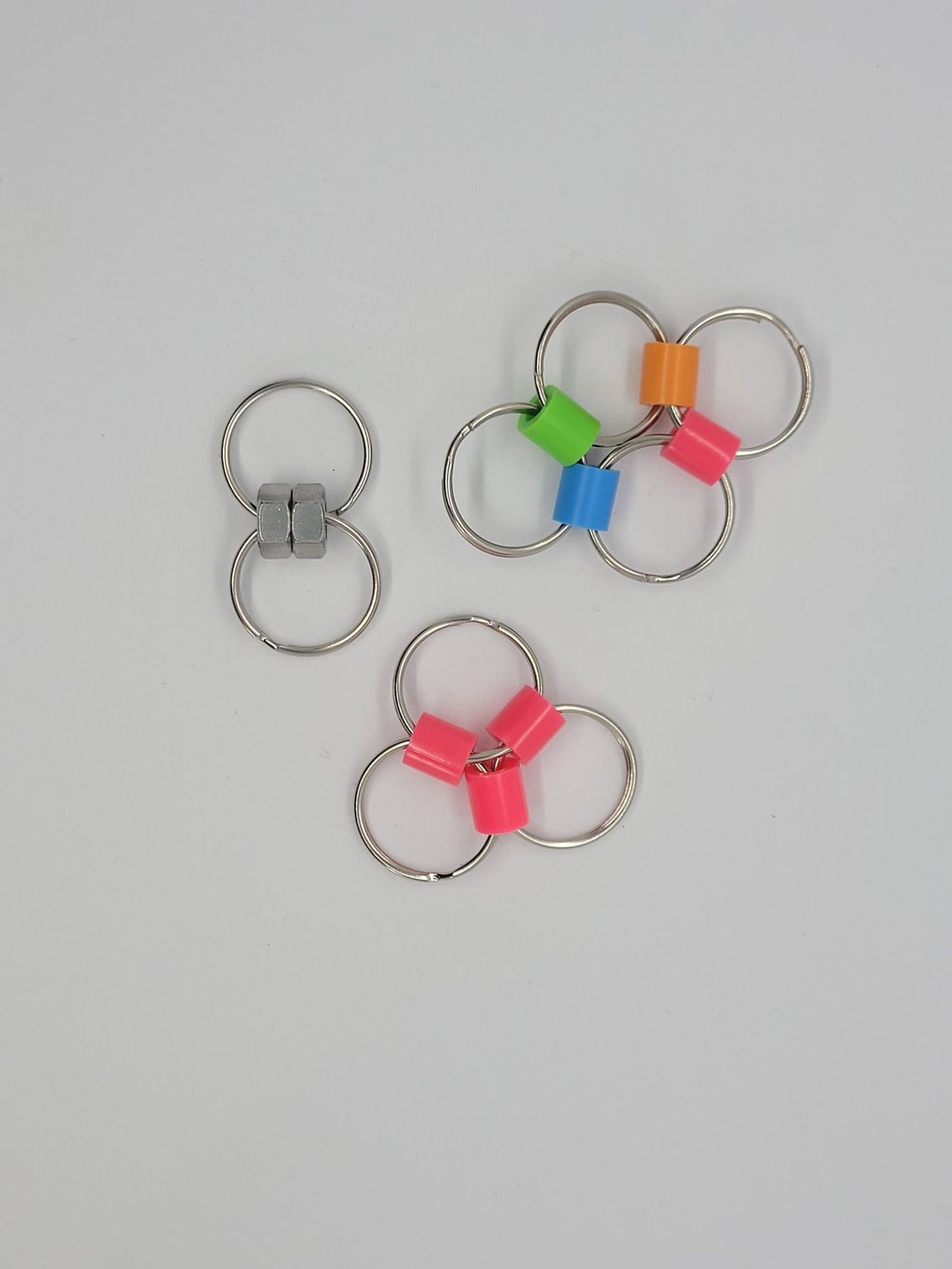 BULK Key Ring Fidgets Classroom 3 Styles Etsy