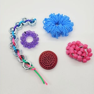 5 Pc Textured Fidget Bundle