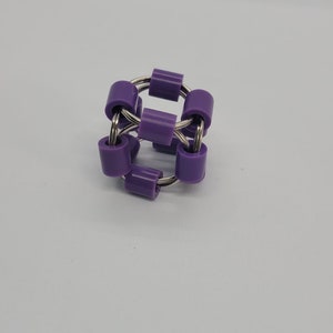 Cubed Finger Fidget Keychain 16 Color Options image 4