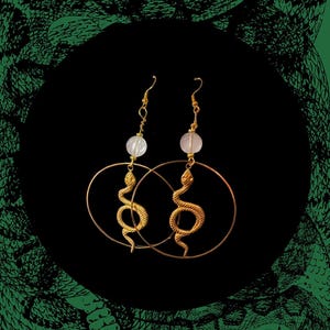 Big Reputation Snake Earrings