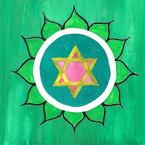 Heart Chakra Watercolor Print
