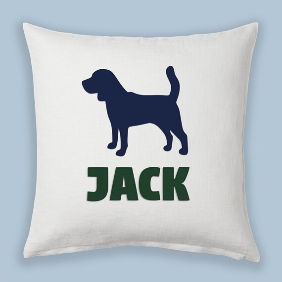 Custom Pet Name Pillow Personalized Dog Pillow Pet Parent Etsy