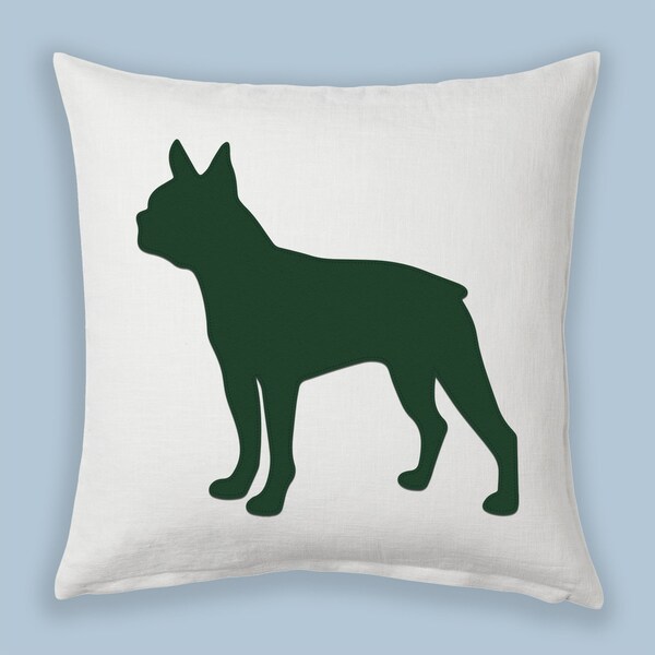 Boston Terrier linen pillow/custom/gift/personalized/decor/home/throw pillow/pillow cover/decorative pillow/bed pillow