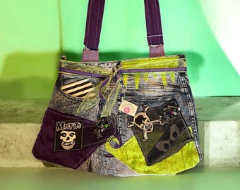 New**Misfit Jean Purse/Glow-in-the-dark eyes