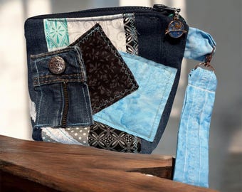 Y2K 00s Coach Gallery Holiday Patchwork Shoulder Bag, Style 11358