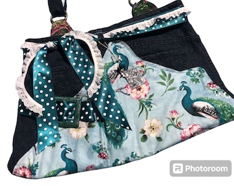 Peacock Jean Purse