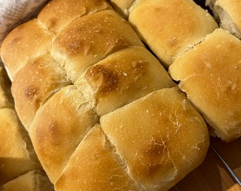 Homemade| Yeast-Free| Eggless |Sourdough Dinner Rolls|Vegetarian