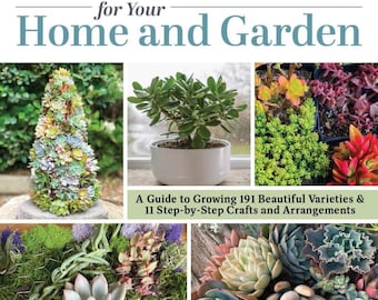 DIY Succulent Crafting Book | Succulent & Cactus Care | Coffee table book | Crafts for kids and adults