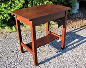 Antique Gustav Stickley Small Library Table Desk w3146