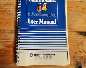 Commodore 64 micro computer User Manual personal computer jaren &#39;80