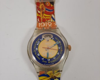 Reloj Swatch automático Olympische spelen Atlanta 1992