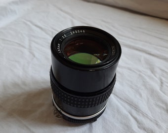 Objectif Nikon RF ULTRA RARE - NIKKOR-H 5cm F2 Tout Noir - Mint - Fabriqué Au Japon
