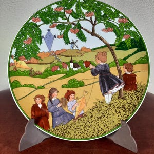 Baguette porte-accessoires Porseleinen Jaargetijdebord &#39;Vlieger&#39; Heinrich Allemagne Villeroy & Boch