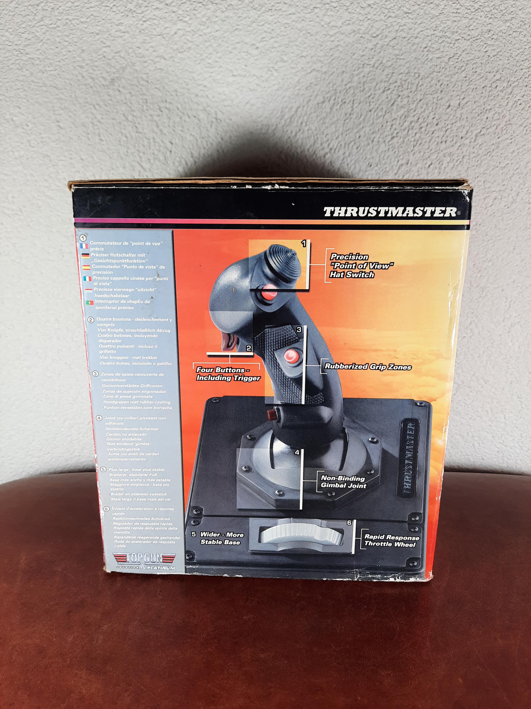 Top Gun Controller Thrustmaster 1990s Top Gun Platinum Joystick Controller Flight Sim - Etsy