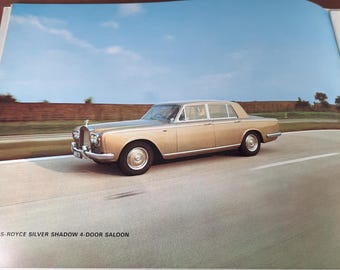 Originele Rolls Royce Bentley Brochure Met Inlegvellen 1968 - Etsy