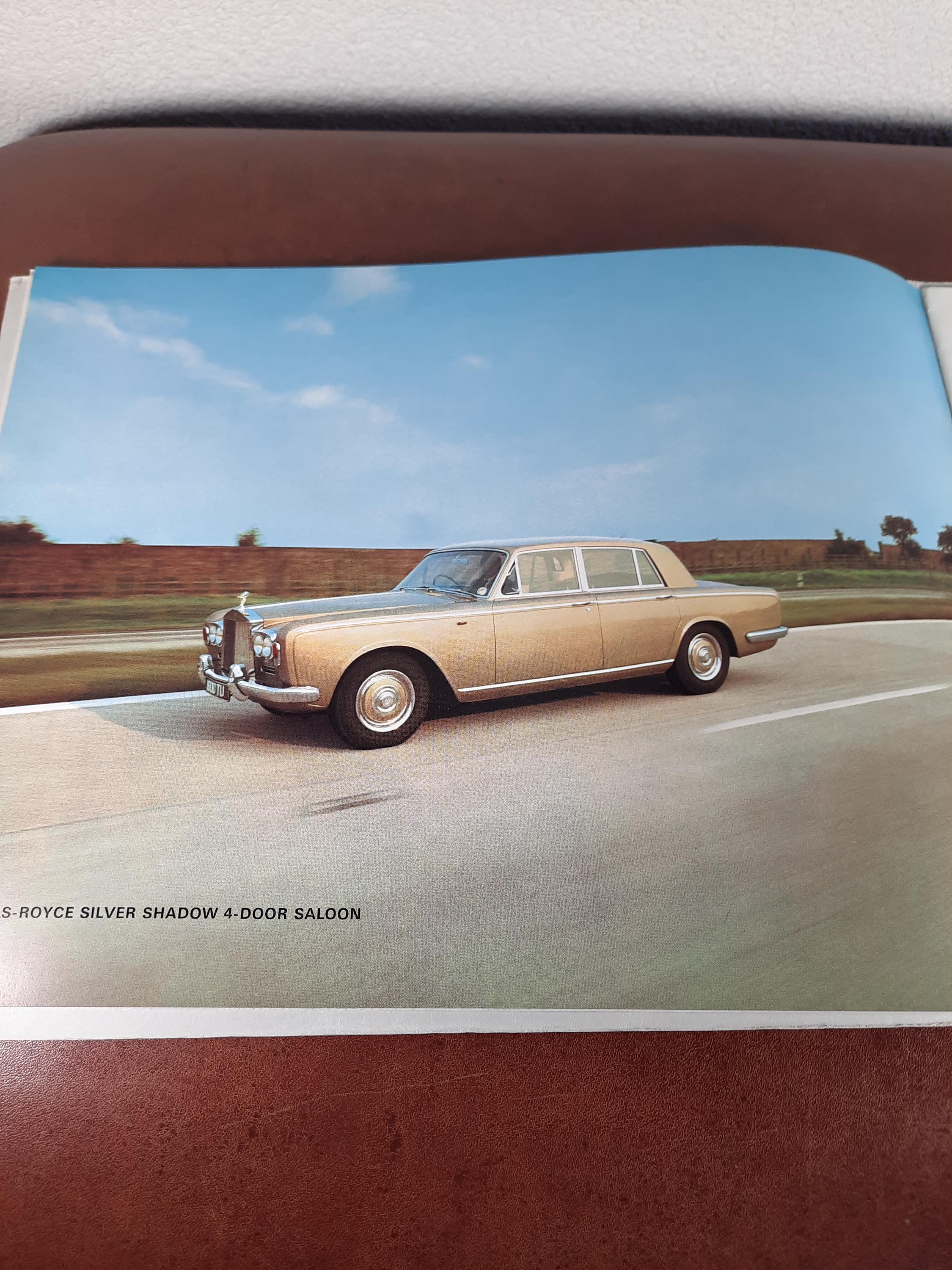 Originele Rolls Royce Bentley Brochure Met Inlegvellen 1968 - Etsy