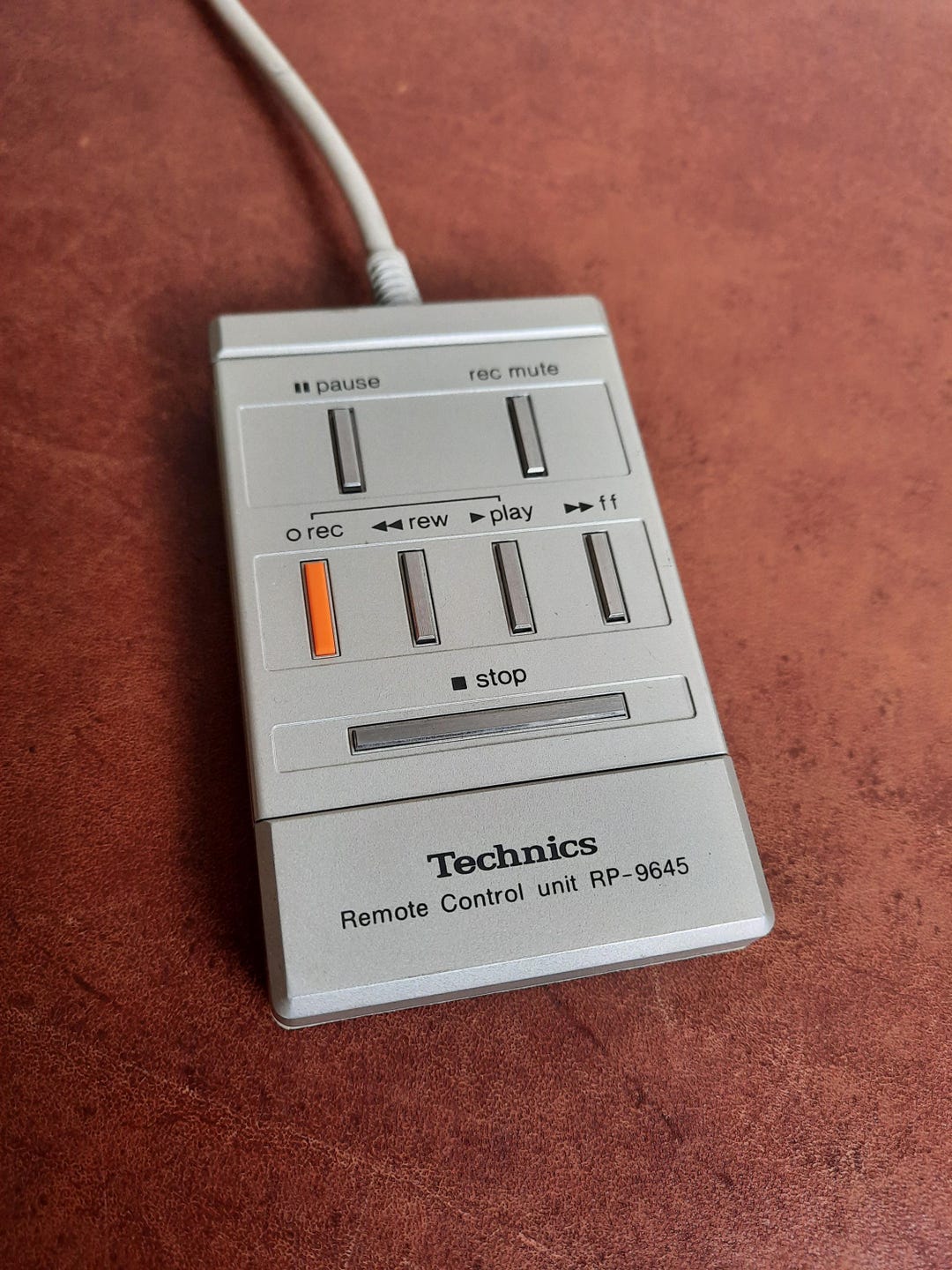 【超希少・動作品】Technicsカセットデッキ 有線リモコン RP-9645 Technics RP-9645 Afstandsbediening Voor Cassette Deck Met Lange