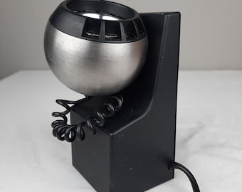 Osram 41701 minispot oogbal lamp 1970 vintage zwart
