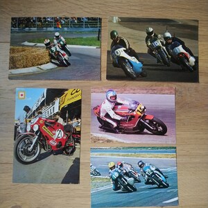Set van zes vintage ansichtkaarten uit de jaren &#39;70.