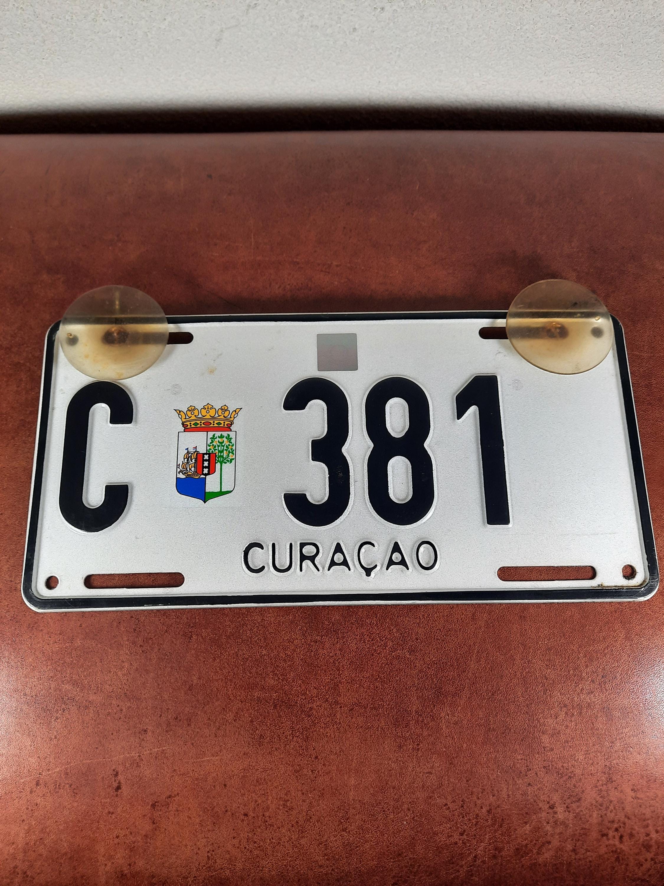 Kentekenplaat Curaçao Overheidsvoertuig - Etsy