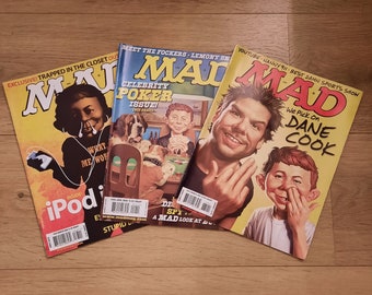 Set van drie MAD Magazines