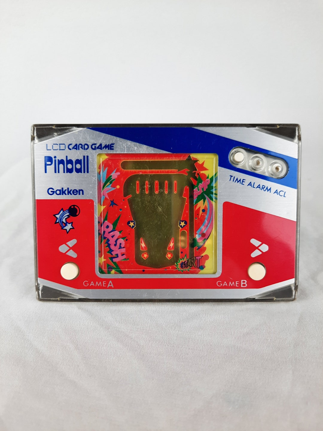 Gakken | Vintage | Hand Held Game | LCD Card Game | Pinball