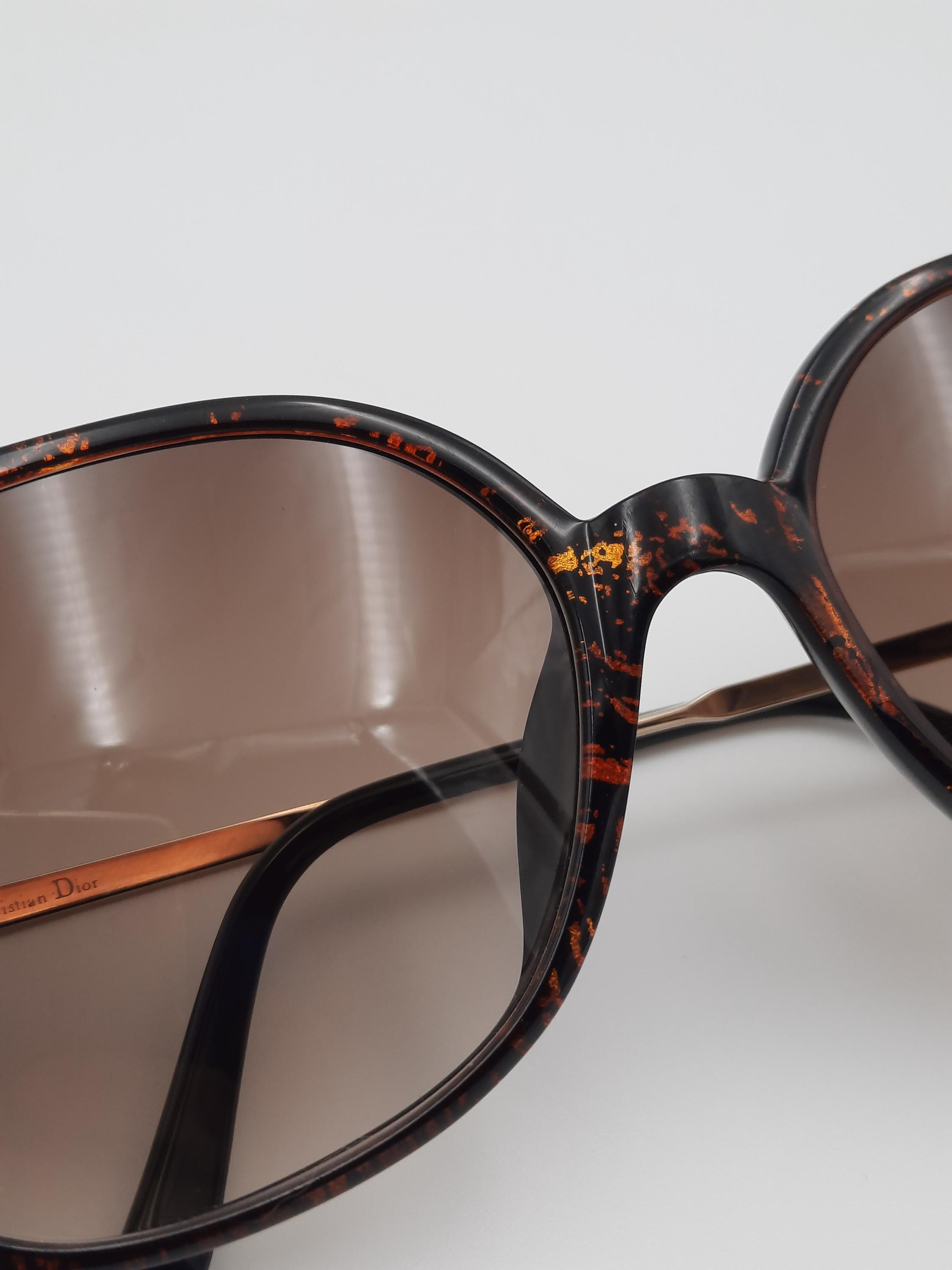80s Vintage クリスチャン ディオール メガネ 度入り OPTYL Vintage Christian Dior Sunglasses: 80s Optyl Frame, Gold Detail