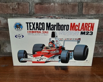 McLaren M23 1:8 スケールモデル Marlboro Vintage Marui Texaco Marlboro Mclaren M23 Formula 1 Racecar Scale