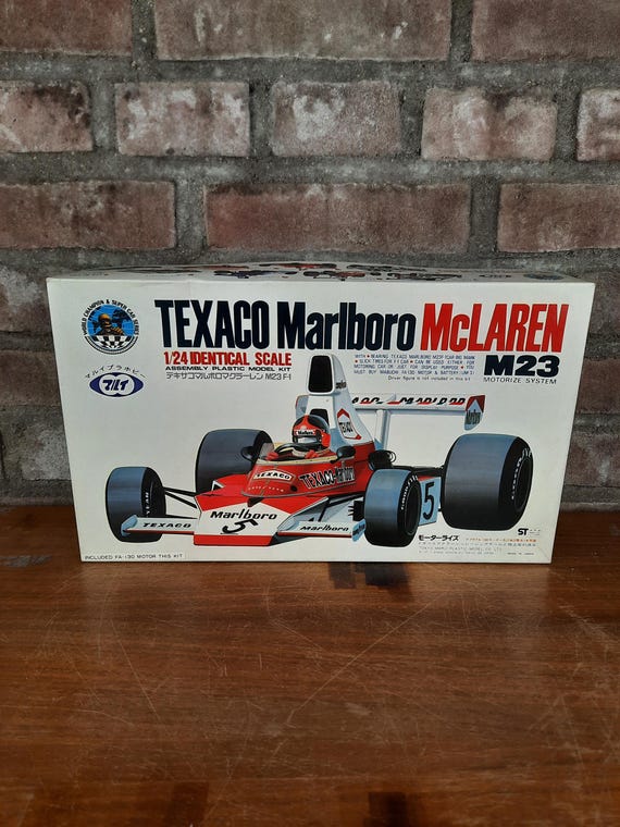 Vintage Marui Texaco Marlboro Mclaren M23 Formula 1 Racecar Scale