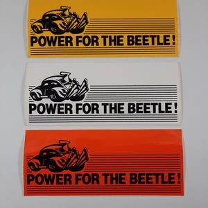 Authentieke vinylstickers Volkswagen Kever Beetle Bug