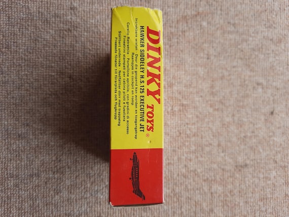 【激レア】英国製 DINKY TOYS トラック7点セット 35シリーズ 他 Zeer Nette Dinky Toy Model 723 Hawker Siddeley Executive Jet in