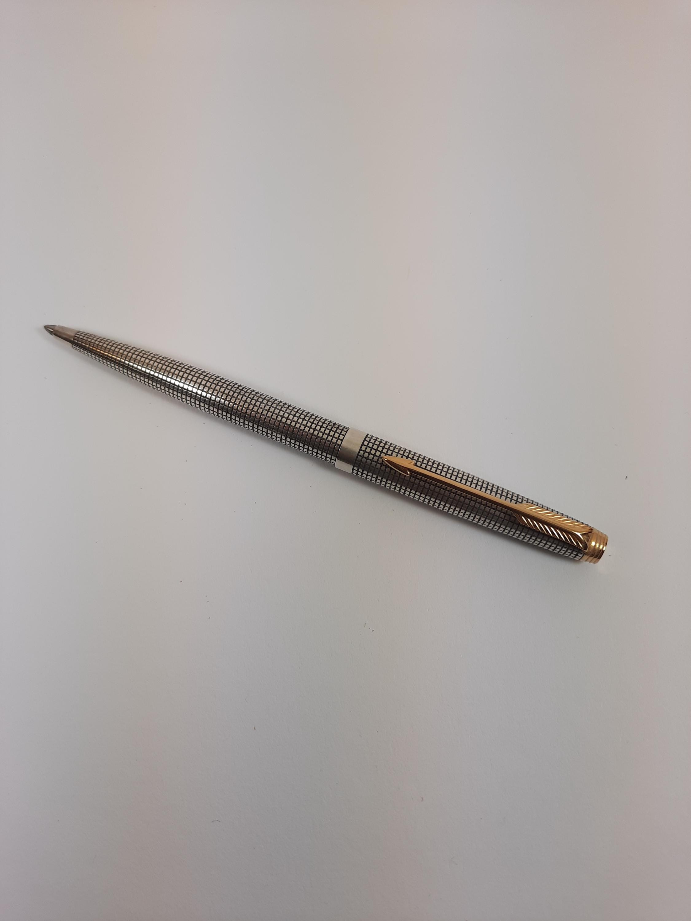 希少なパーカー 75 シゼル スターリングシルバー ペンセット