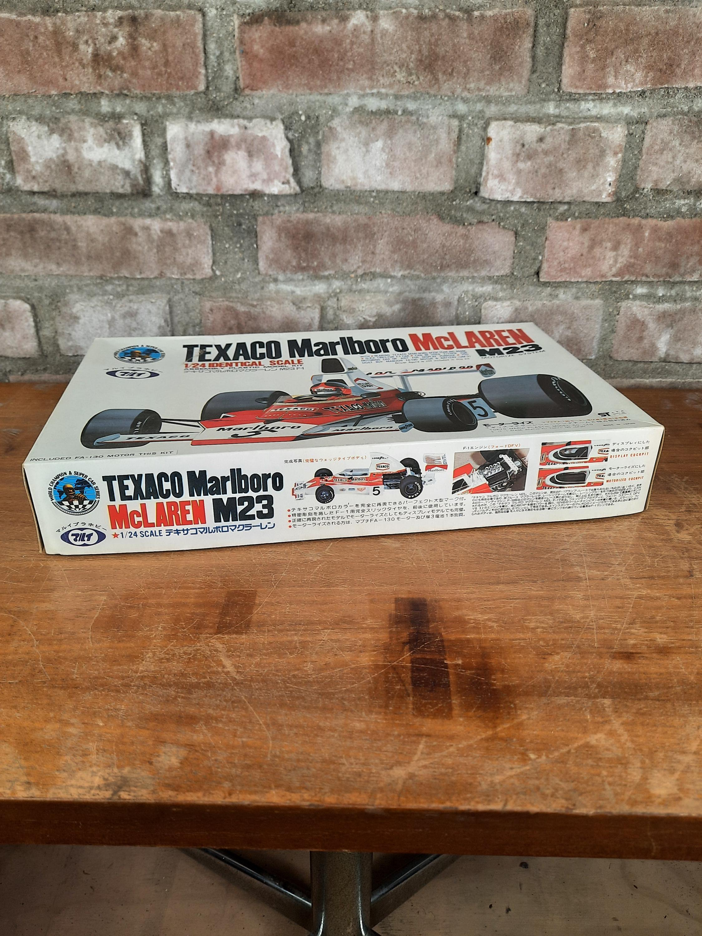 Vintage Marui Texaco Marlboro Mclaren M23 Formula 1 Racecar Scale