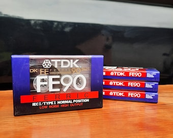 Set van 4 TDK FE 90 | sealed | 90 min | type I