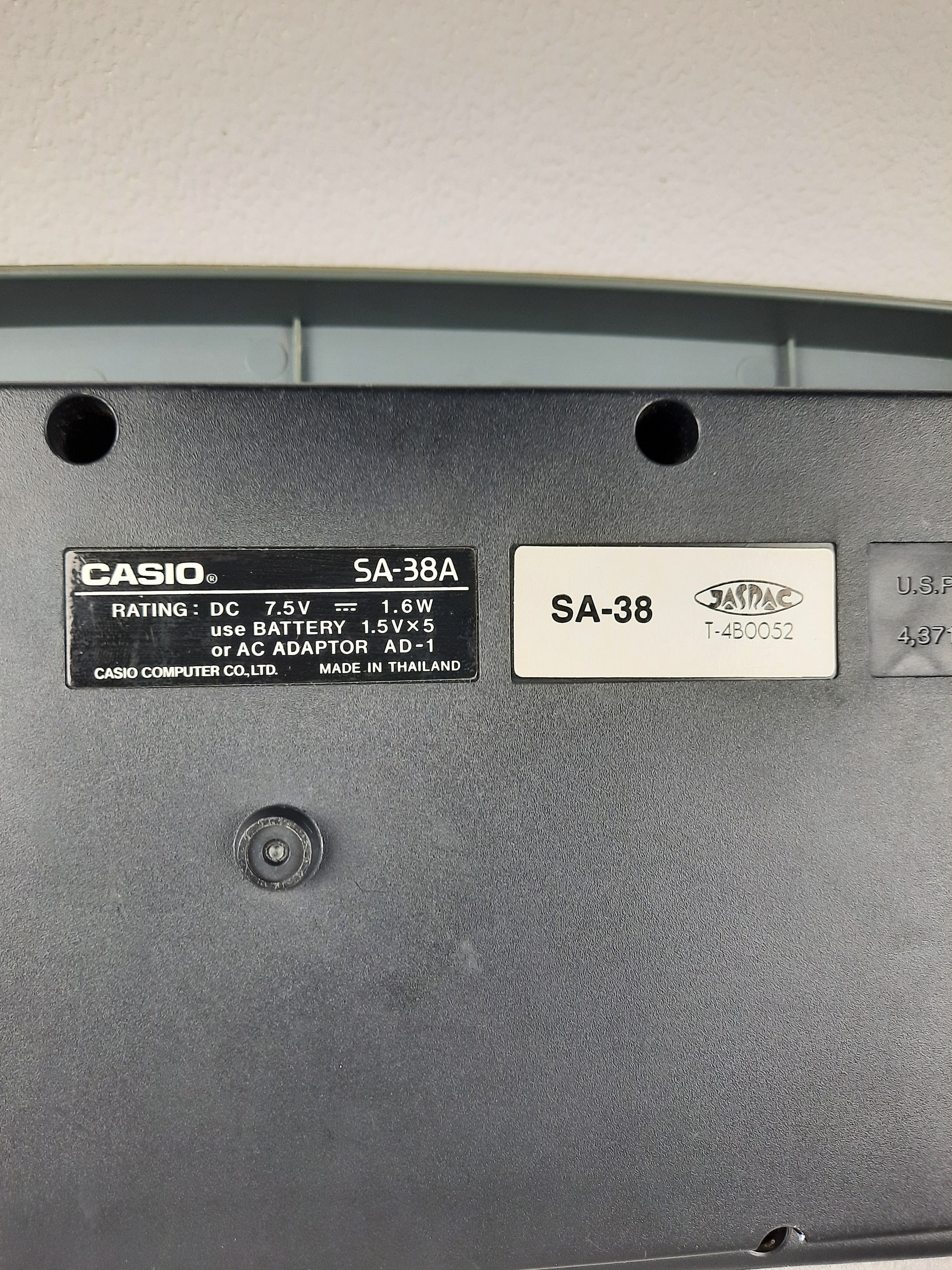 Casio sa 38 price 2025