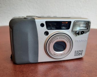 Pentax Rare Pink Espio 120SW II Vintage Wide-angle 35mm Compact