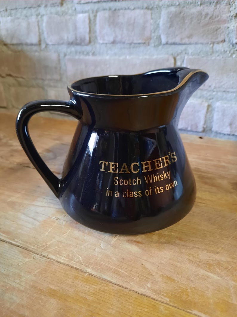 Vintage Teacher's Scotch Whisky Waterkan - Etsy